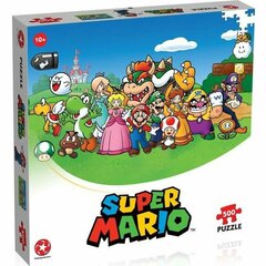 Dėlionė Winning Moves Super Mario, 500 dal. kaina ir informacija | Dėlionės (puzzle) | pigu.lt
