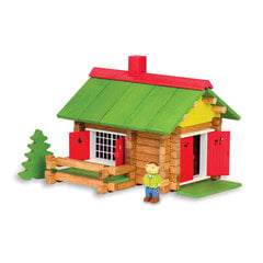 Konstruktorius Playset Jeujura My Wooden Chalet, 100 d. цена и информация | Конструкторы и кубики | pigu.lt