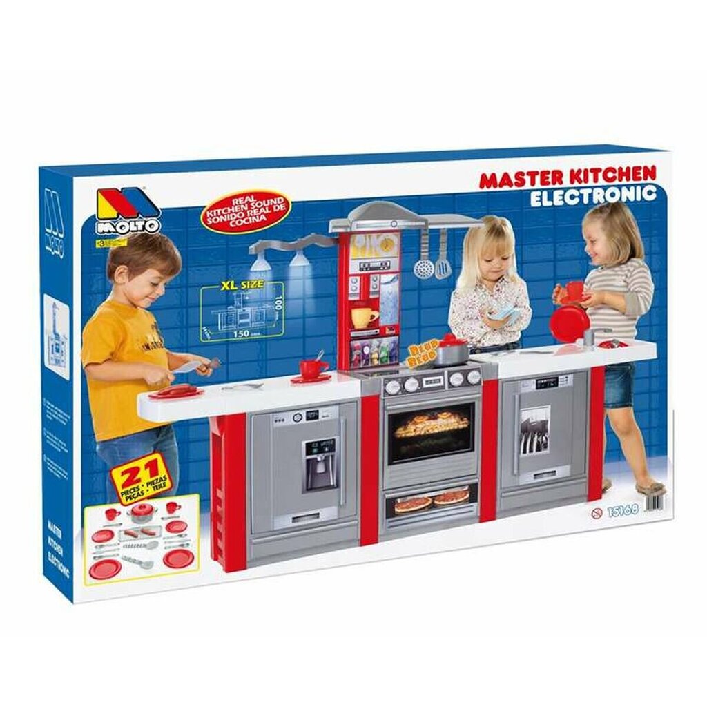 Žaislinė virtuvėlė Molto Masterkitchen kaina ir informacija | Žaislai mergaitėms | pigu.lt