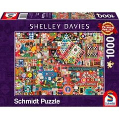 Dėlionė Schmidt Spiele Senoviniai stalo žaidimai, 1000 dal. kaina ir informacija | Dėlionės (puzzle) | pigu.lt