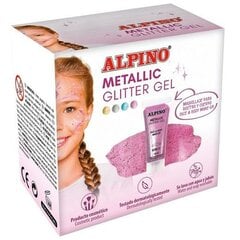 Tepami blizgučiai veidui Alpino Metallic Glitter Gel, 6 vnt цена и информация | Косметика для мам и детей | pigu.lt