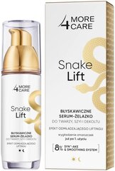 Подробнее 4 Care Snake Lift моментальная сыворотка для разглаживания кожи лица и шеи от морщин с синтетическими змеиными токсинами цена и информация | Сыворотки для лица, масла | pigu.lt