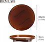 Dekoratyvinis apvalus padėkliukas Beaylab, 30 cm цена и информация | Vonios kambario aksesuarai | pigu.lt
