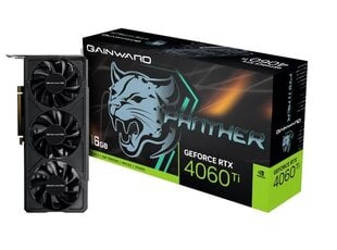 Gainward GeForce RTX 4060 Ti Panther (NE6406T019T1-1061Z) kaina ir informacija | Vaizdo plokštės (GPU) | pigu.lt