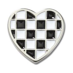 Crocs™ SILVER CHECKERBOARD HEART G1134000-MU 303794 цена и информация | Женские тапочки | pigu.lt