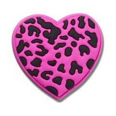 Crocs™ PURPLE CHEETAH PRINT HEART G1134300-MU 303797 цена и информация | Детские резиновые сабо | pigu.lt