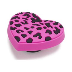 Crocs™ PURPLE CHEETAH PRINT HEART G1134300-MU 303797 цена и информация | Детские резиновые сабо | pigu.lt