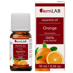 Apelsinų eterinis aliejus FarmLAB, 10 ml kaina ir informacija | Eteriniai, kosmetiniai aliejai, hidrolatai | pigu.lt