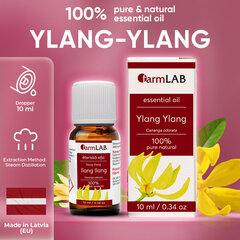 Ylang Ylang eterinis aliejus FarmLAB, 10 ml kaina ir informacija | Eteriniai, kosmetiniai aliejai, hidrolatai | pigu.lt