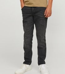 Jack&Jones džinsai berniukams Clark 12252049*01, juodi kaina ir informacija | Kelnės berniukams | pigu.lt