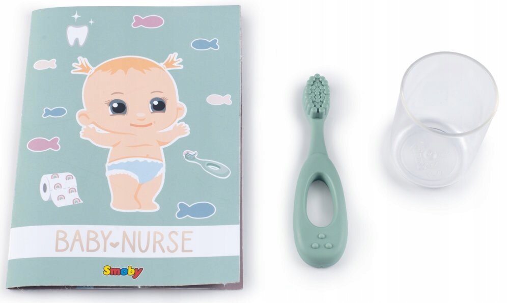 Tualeto praustuvo rinkinys Smoby Baby Nurse Doll цена и информация | Žaislai mergaitėms | pigu.lt