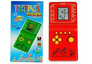 Elektroninis žaidimas Tetris Super, raudonas цена и информация | Настольные игры, головоломки | pigu.lt