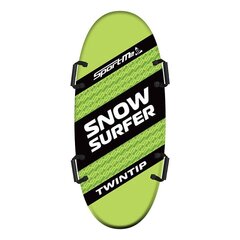 Sniego čiuožynė Sportme Snow Surfer Twintip 115, žalia kaina ir informacija | Rogutės | pigu.lt