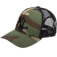 czapka z daszkiem męska New Era New York Yankees Clean Camo Trucker Cap 11579473 60477-252 цена и информация | Мужские шарфы, шапки, перчатки | pigu.lt