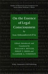 On the Essence of Legal Consciousness UK ed. цена и информация | Книги по экономике | pigu.lt