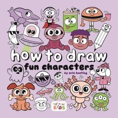 How to Draw Cool Characters: Step-by-step art for kids kaina ir informacija | Knygos paaugliams ir jaunimui | pigu.lt