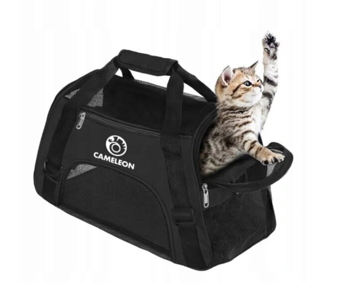Kuprinė katėms Cameleon, 43cm x 28,5cm x 20cm kaina ir informacija | Transportavimo narvai, krepšiai | pigu.lt