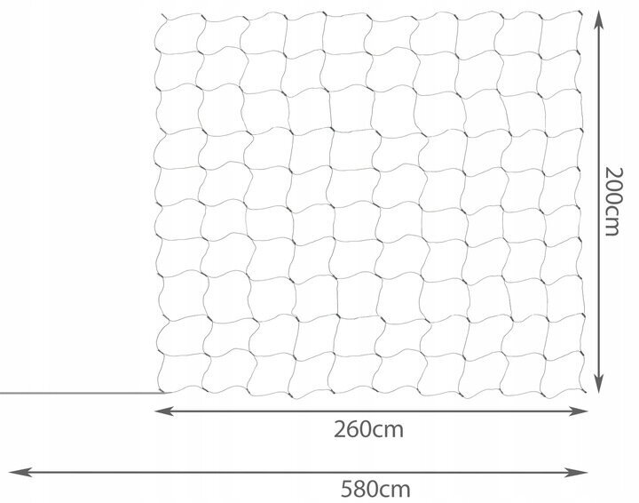 Kalėdinė girlianda 160 LED, 2,6m kaina ir informacija | Girliandos | pigu.lt