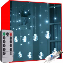 Kalėdinė girlianda 108 LED, 5.4m kaina ir informacija | Girliandos | pigu.lt