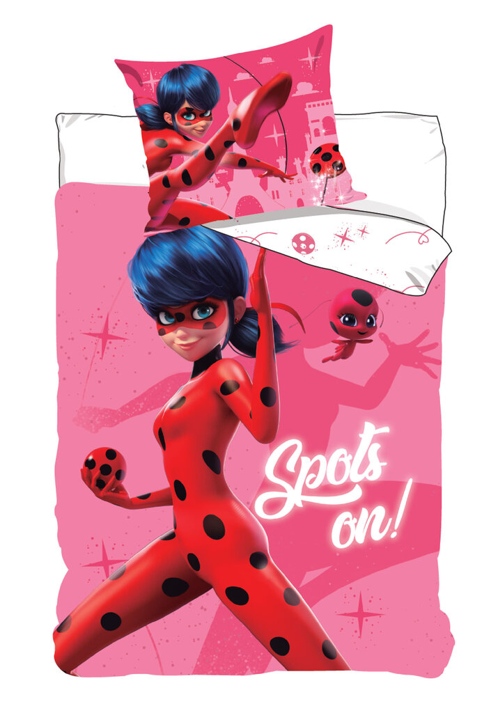 Vaikiškas patalynės komplektas Ladybug, 150x210, 2 dalių kaina ir informacija | Patalynė kūdikiams, vaikams | pigu.lt