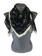 Женский платок - шарф 170221 01 170221*01-ONE, черный/бежевый  цена и информация | Шарф женский | pigu.lt