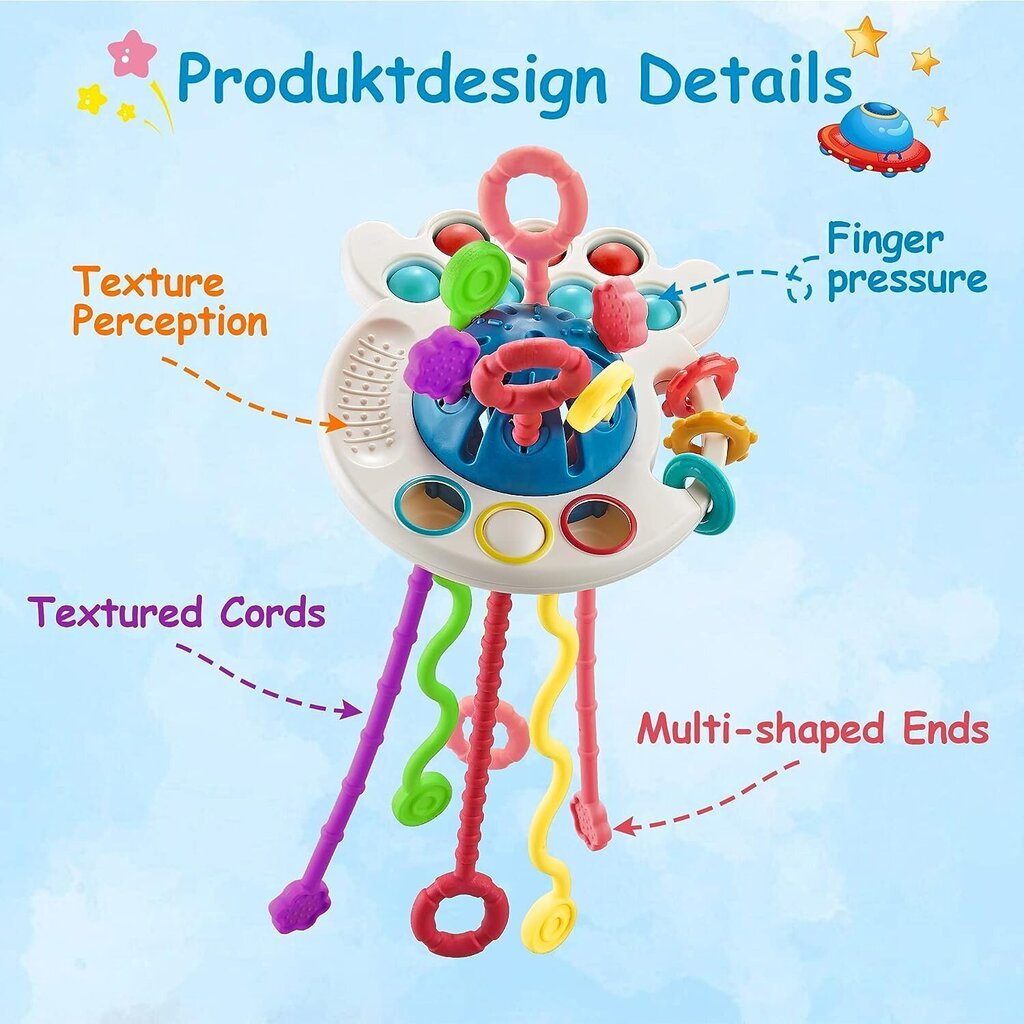 Edukacinis Montessori žaislas kūdikiui Ningeshop kaina ir informacija | Žaislai kūdikiams | pigu.lt
