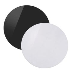 Черно-белая круглая отражательная доска из акрилового листа 30х30 см цена и информация | Осветительное оборудование для фотосъемки | pigu.lt