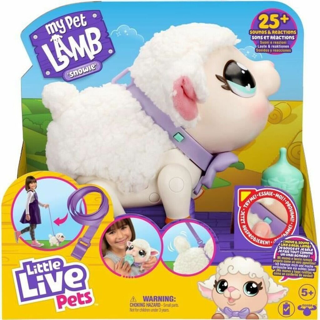 Interaktyvus žaislas Moose Toys My Pet Lamb kaina ir informacija | Žaislai mergaitėms | pigu.lt
