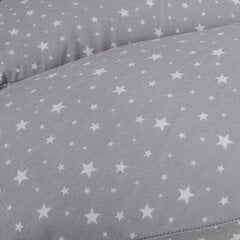 Maitinimo pagalvė CebaBaby DUO, žvaigždės pilka W-705-000-739 kaina ir informacija | Maitinimo pagalvės | pigu.lt