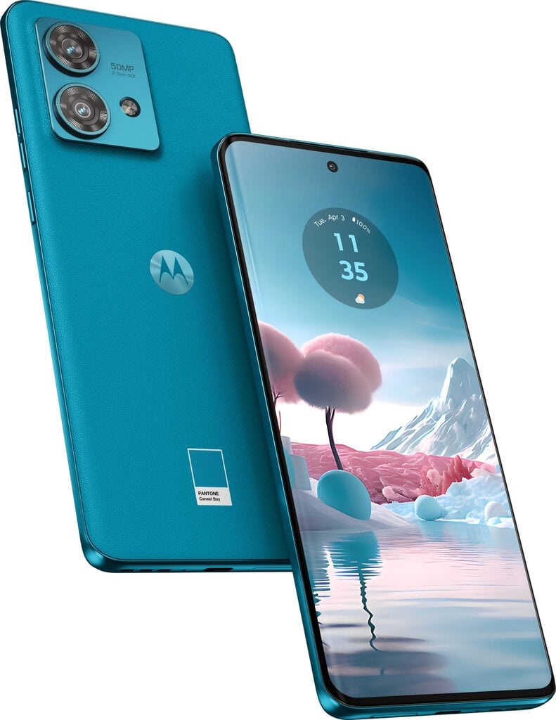 Motorola Edge 40 Neo 5G 12/256GB PAYH0034SE Blue kaina ir informacija | Mobilieji telefonai | pigu.lt