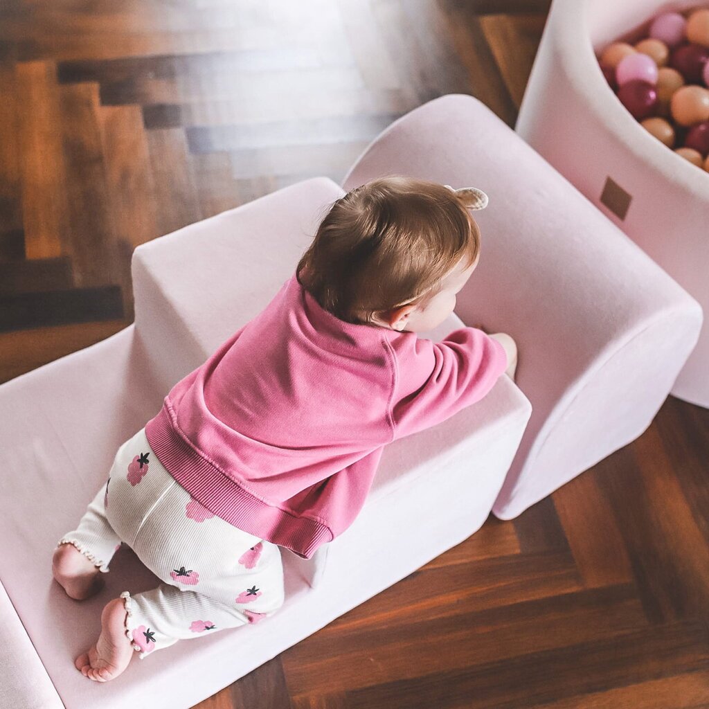 Minkštos laipiojimo kaladėlės vaikams MeowBaby, pilkos, 4 elementai kaina ir informacija | Žaislai kūdikiams | pigu.lt
