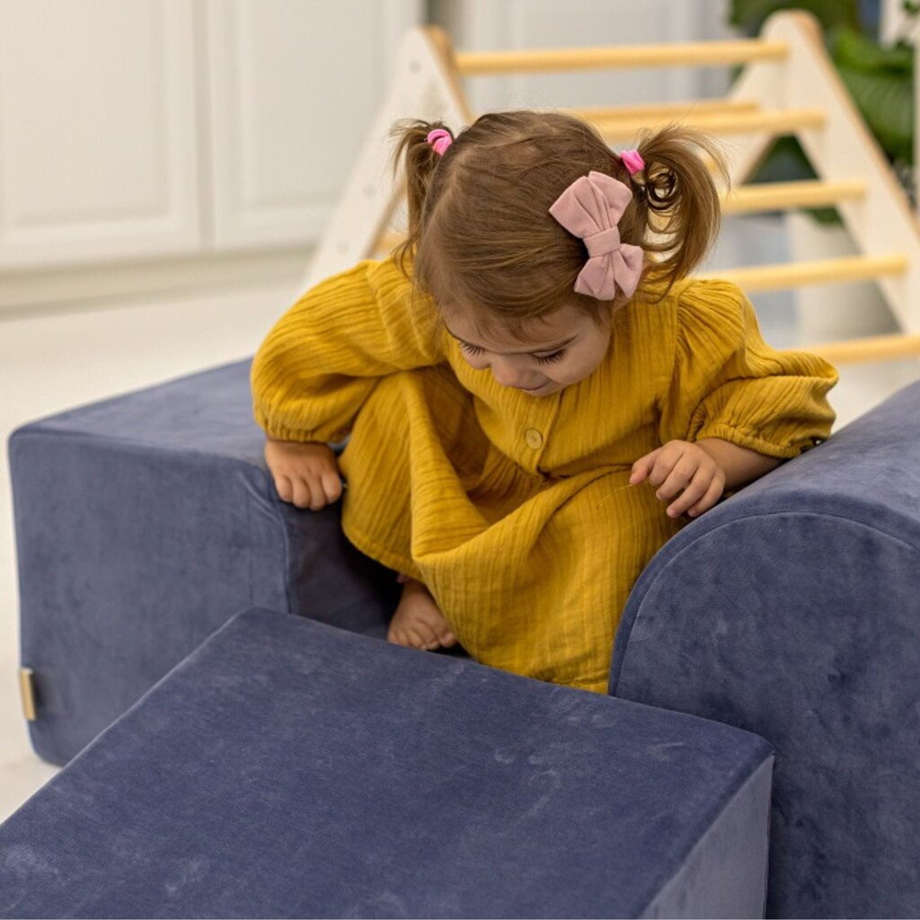 Minkštos laipiojimo kaladėlės vaikams MeowBaby, pilkos, 4 elementai kaina ir informacija | Žaislai kūdikiams | pigu.lt