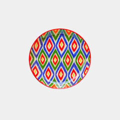 Rishtan Leganas (uzbekiška lėkštė) 34 cm, įv. spalvų kaina ir informacija | Indai, lėkštės, pietų servizai | pigu.lt