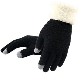 Женские зимние перчатки R58, черные. цена и информация | Женские перчатки | pigu.lt