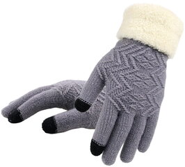 Женские зимние перчатки R61, серые цена и информация | Женские перчатки | pigu.lt
