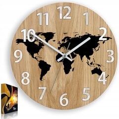 Sieninis laikrodis ModernClock kaina ir informacija | Laikrodžiai | pigu.lt