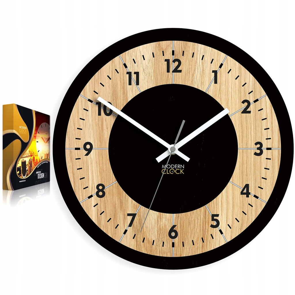 Sieninis laikrodis ModernClock kaina ir informacija | Laikrodžiai | pigu.lt