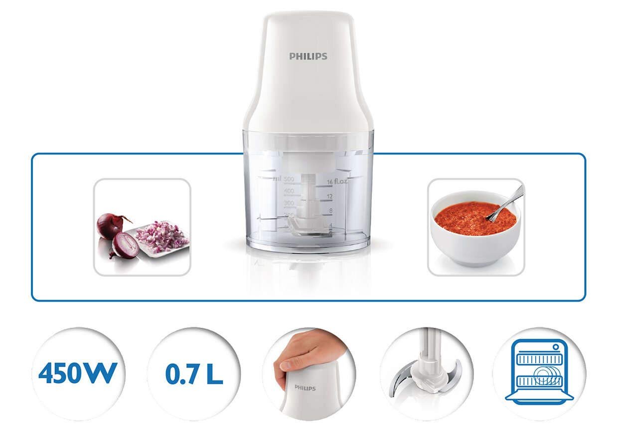 Philips HR1393/00 450 W kaina ir informacija | Mėsmalės | pigu.lt