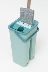 Ведро МОП для мытья пола+ 3 многоразовые тряпки из микрофибры цена и информация | Инвентарь для уборки и принадлежности | pigu.lt