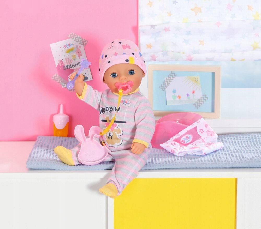 Interaktyvi lėlė Baby Born Little Girl, 36cm, 831960 kaina ir informacija | Žaislai mergaitėms | pigu.lt