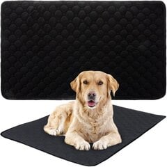 Гигиенический коврик для собак Пурлов, 70х50 см, Черный цена и информация | Лежаки, домики | pigu.lt
