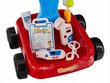 Medicininis vežimėlis su priedais, rinkinys daktaras raudonas цена и информация | Lavinamieji žaislai | pigu.lt