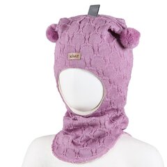 Детская шапка-шлем Kivat 461*22 6419580231942, лавандовая цена и информация | Шапки, перчатки, шарфы для девочек | pigu.lt