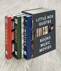 Little Box of Quotes: For Lovers of Books, Music and Movies Box set kaina ir informacija | Enciklopedijos ir žinynai | pigu.lt