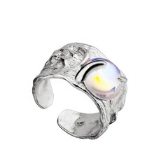 Sidabrinis žiedas Moonstone r0369 kaina ir informacija | Žiedai | pigu.lt