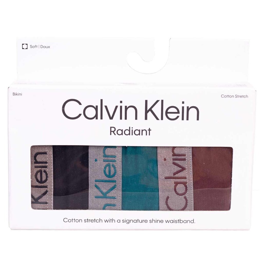 Calvin Klein kelnaitės moterims, įvairių spalvų, 3 vnt цена и информация | Kelnaitės | pigu.lt