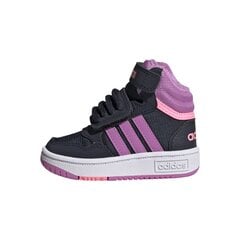 Hoops mid 3.0 ac i adidas core for children's black gw4485 GW4485 цена и информация | Детская спортивная обувь | pigu.lt