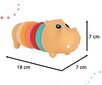 Sensorinis žaislas - dėlionė Begemotas, 7 d. kaina ir informacija | Žaislai kūdikiams | pigu.lt