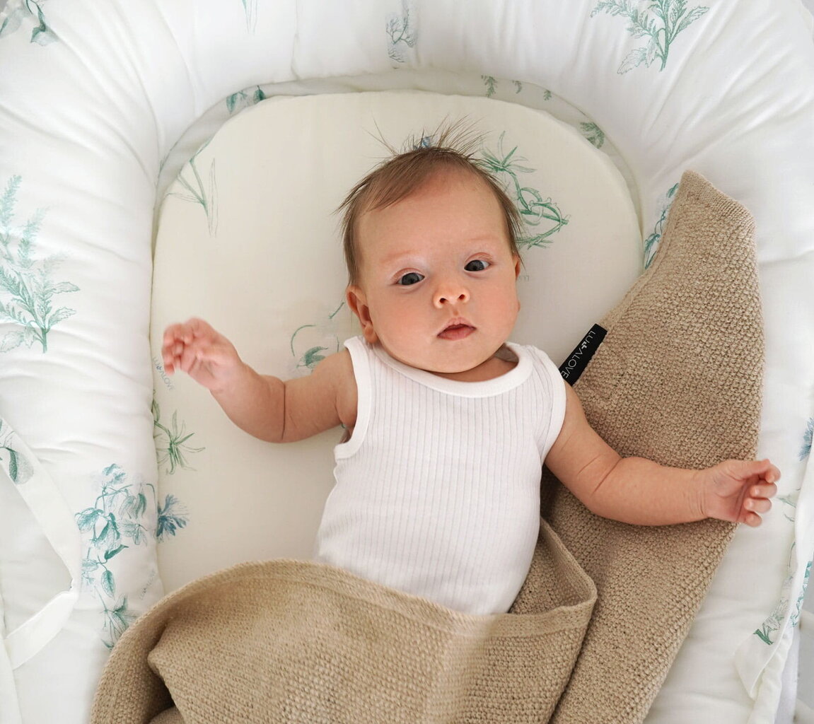 Lullalove vaikiška antklodė, 90x100 cm kaina ir informacija | Patalynė kūdikiams, vaikams | pigu.lt