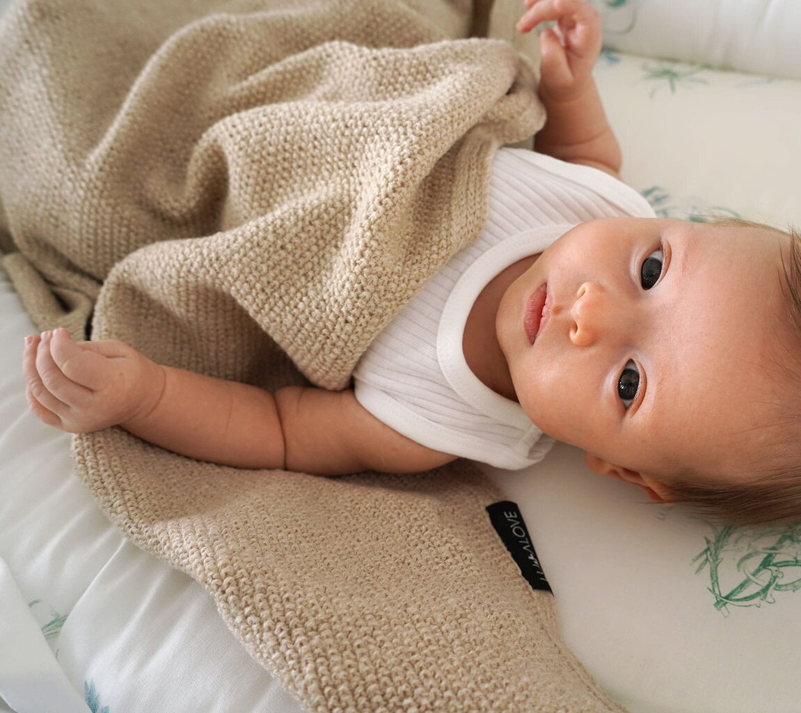 Lullalove vaikiška antklodė, 90x100 cm kaina ir informacija | Patalynė kūdikiams, vaikams | pigu.lt